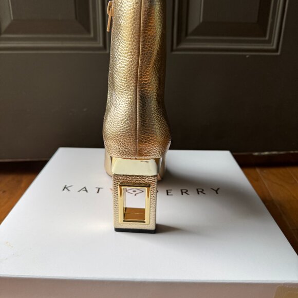 Katy Perry The Hollow Heel Bootie CHAMPAGNE Size 10 - NEW - Picture 3 of 4
